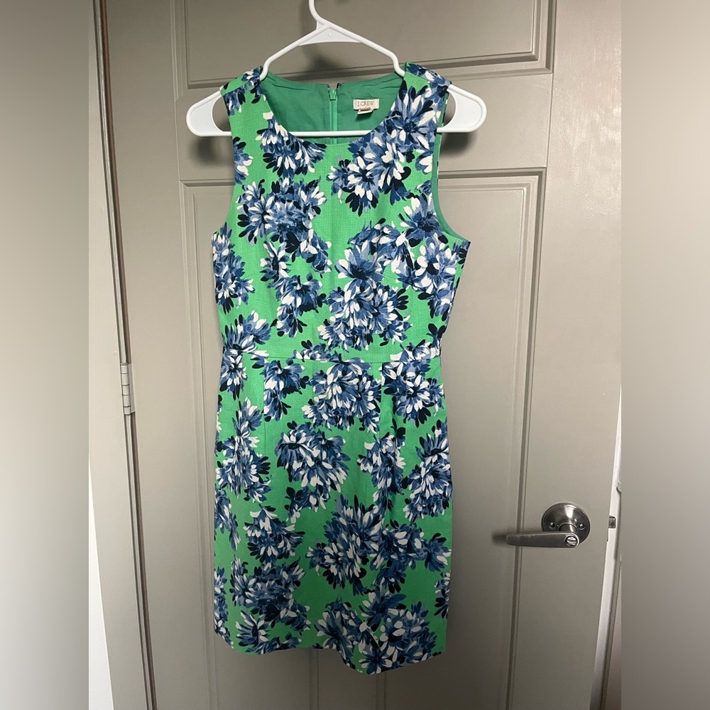 Floral J. Crew shift dress